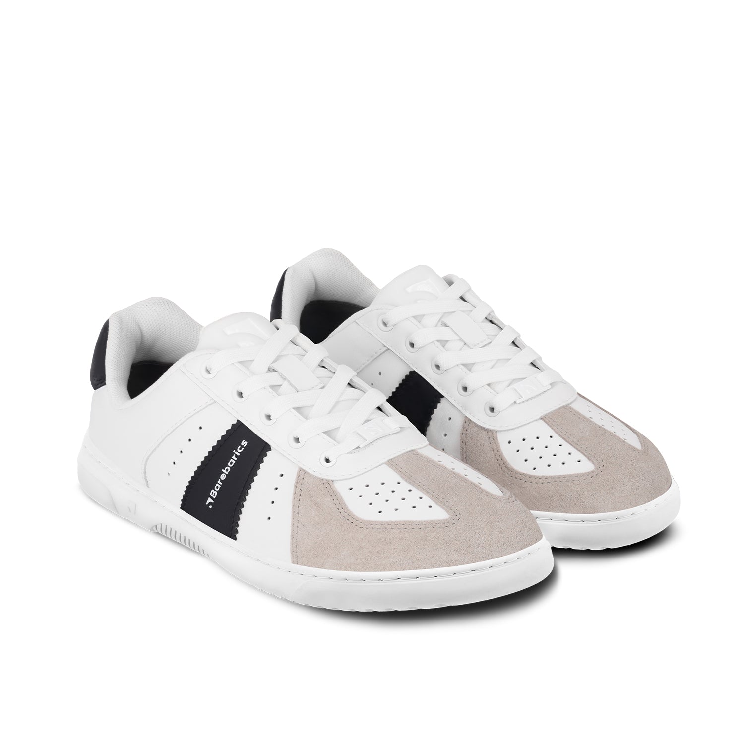 Barebarics - Icara White & Beige – Deportivas barefoot