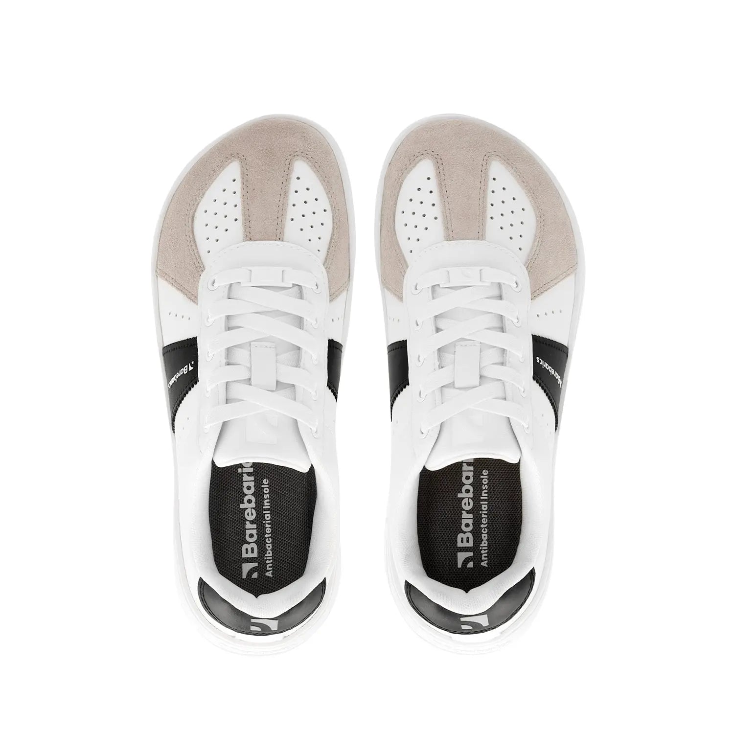 Barebarics - Icara White & Beige – Deportivas barefoot