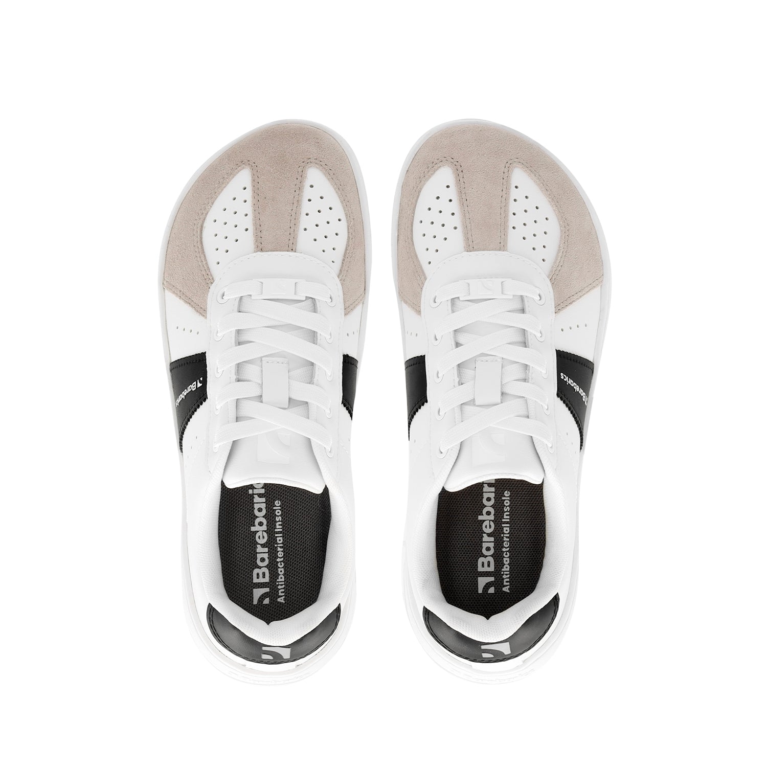Barebarics - Icara White & Beige – Deportivas barefoot