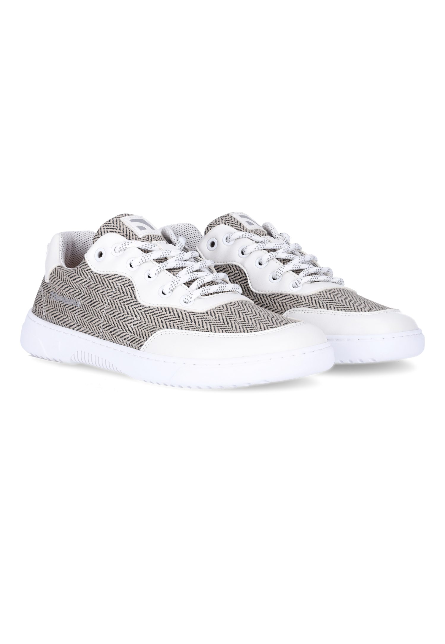 Barefoot Sneakers Barebarics - Kudos - White & Grey-Barebarics-Cacles Barefoot