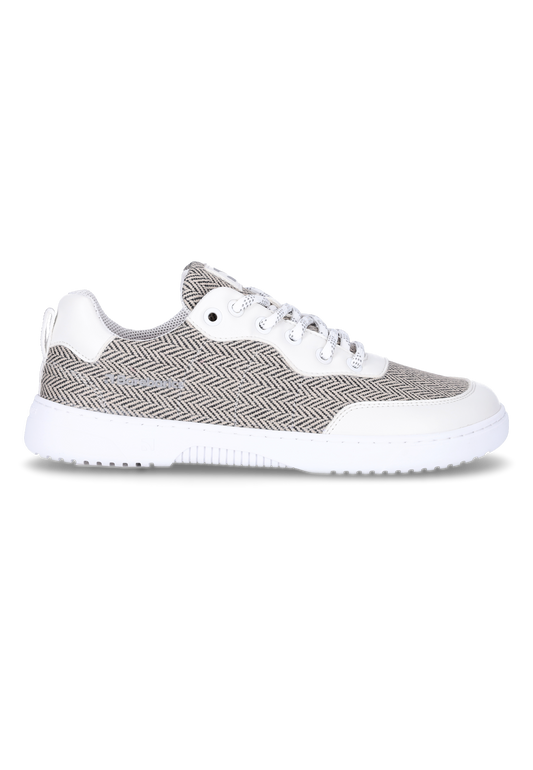 Barefoot Sneakers Barebarics - Kudos - White & Grey-Barebarics-Cacles Barefoot