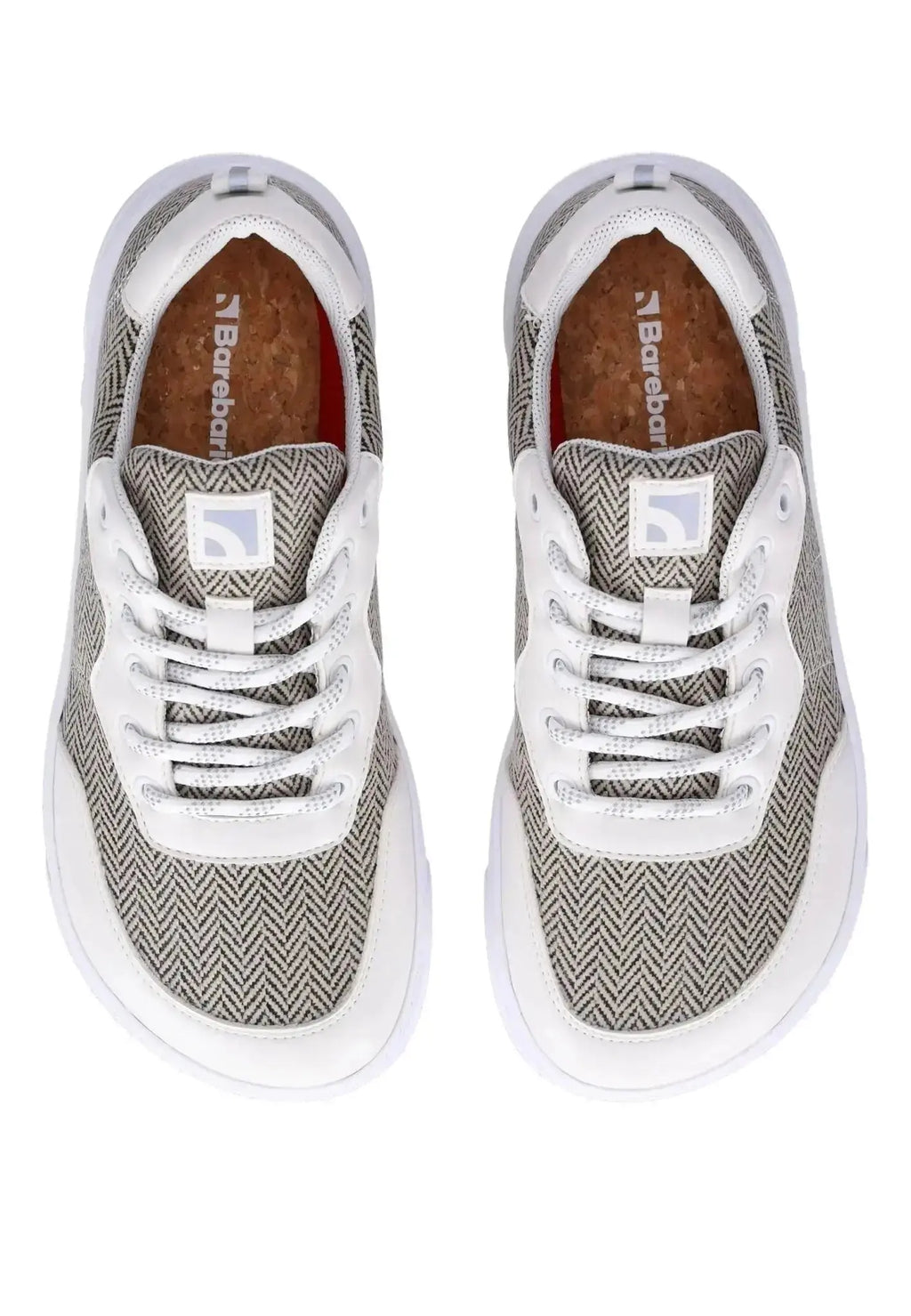 Barebarics - Kudos White & Grey Talla 43 - Zapatillas barefoot unisex blanco