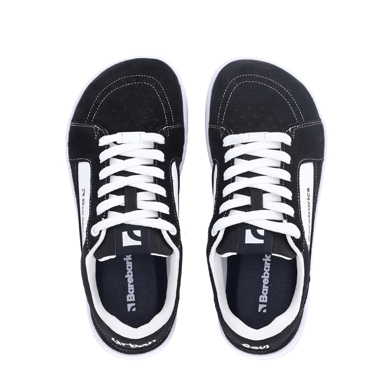 Barebarics - Legend Black & White - Deportivas barefoot-Barebarics-Cacles Barefoot-Tienda de calzado barefoot respetuoso minimalista