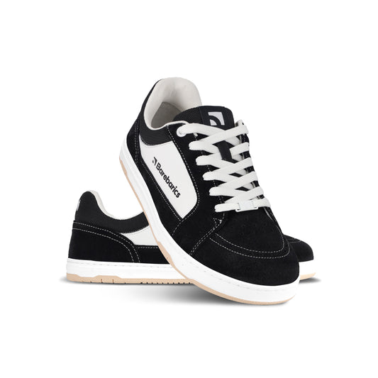 Barebarics - Legend Black & White - Deportivas barefoot-Barebarics-Cacles Barefoot-Tienda de calzado barefoot respetuoso minimalista