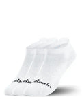Barebarics - Lot de 3 paires de chaussettes basses Barefoot blanches
