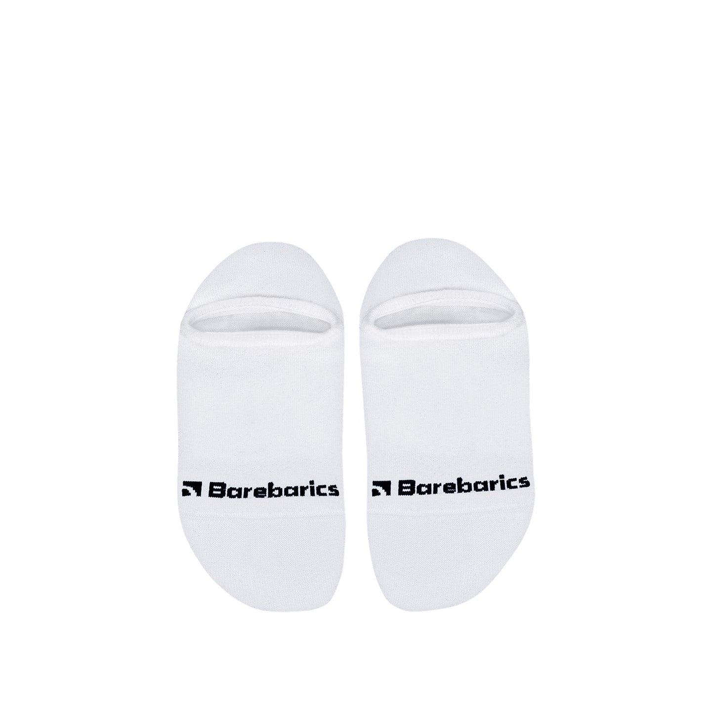Barebarics - No Show White - Calcetines Barefoot-Barebarics-Cacles Barefoot-Tienda de calzado barefoot respetuoso minimalista