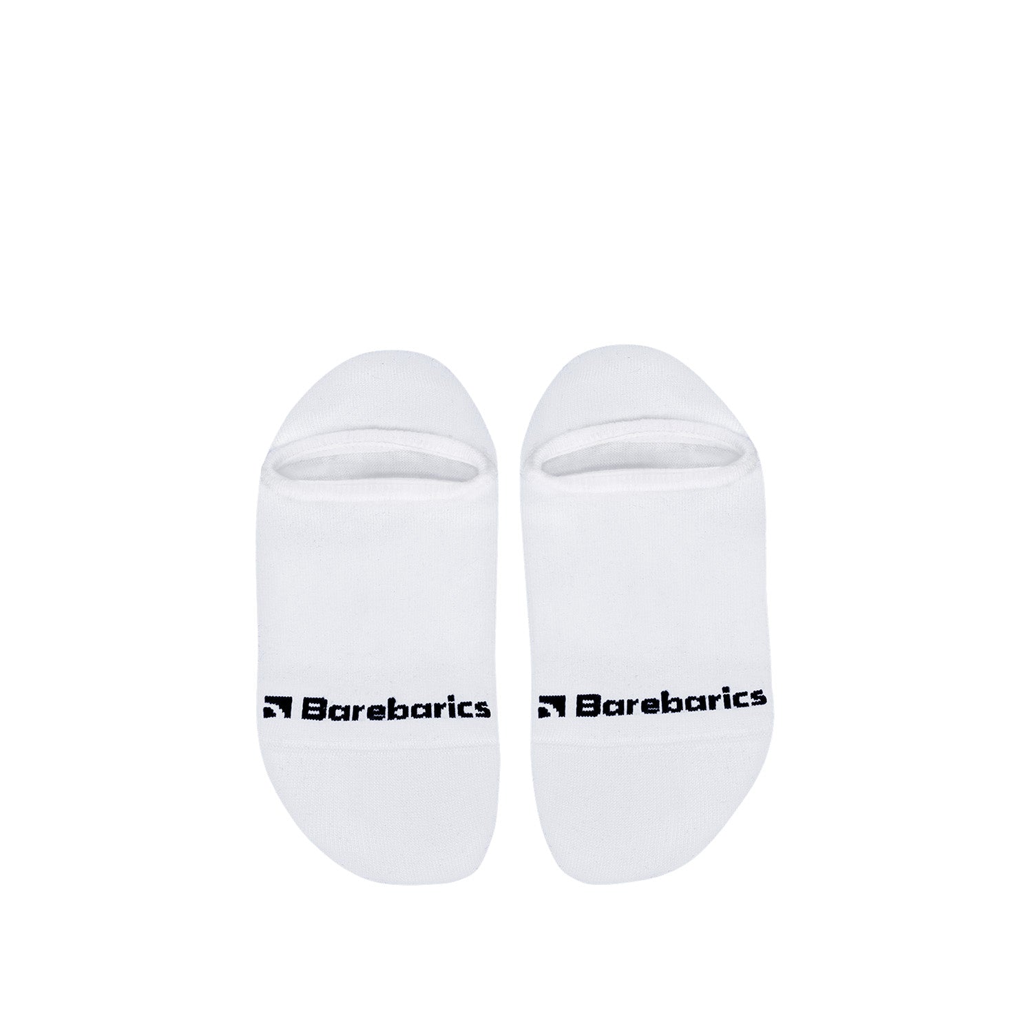 Barebarics - No Show White - Calcetines Barefoot-Barebarics-Cacles Barefoot-Tienda de calzado barefoot respetuoso minimalista