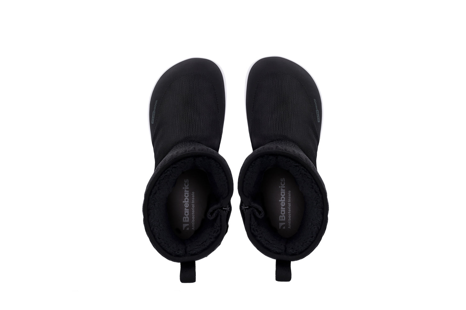 Barebarics - PolarStride Black - Botas de nieve barefoot-Barebarics-Cacles Barefoot-Tienda de calzado barefoot respetuoso minimalista