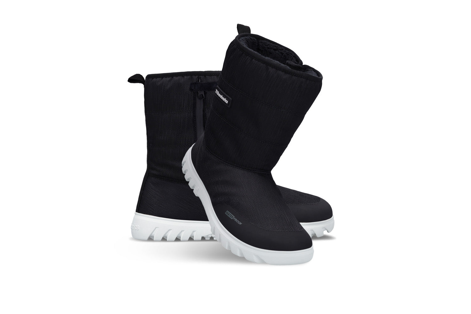 Barebarics - PolarStride Black - Botas de nieve barefoot-Barebarics-Cacles Barefoot-Tienda de calzado barefoot respetuoso minimalista