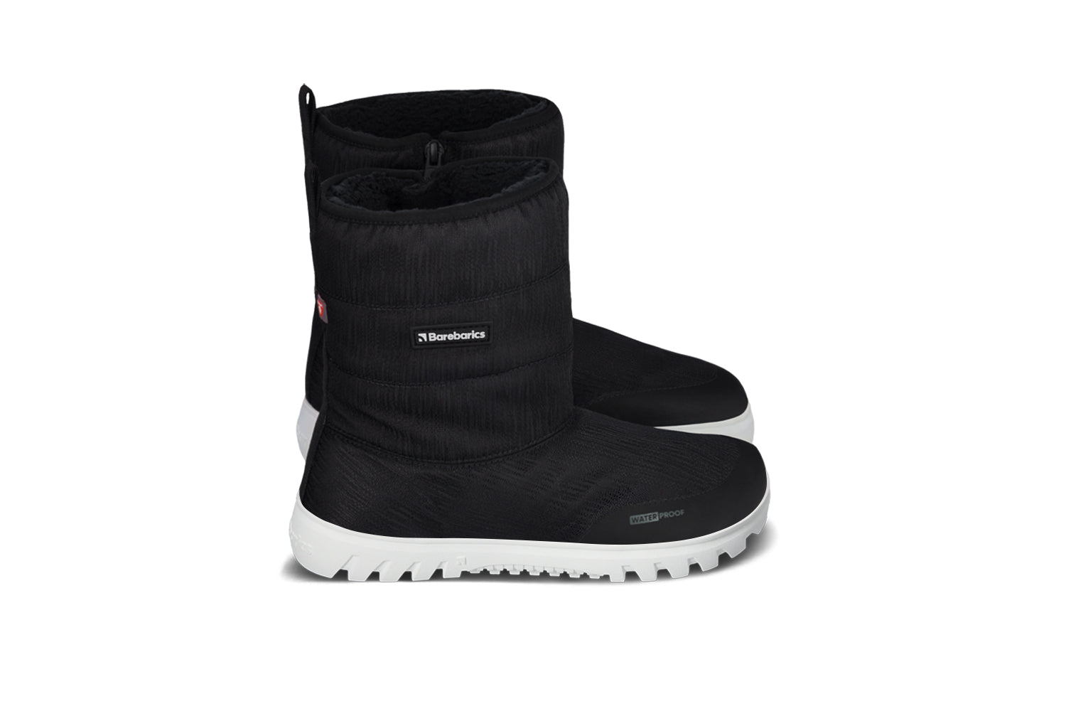 Barebarics - PolarStride Black - Botas de nieve barefoot-Barebarics-Cacles Barefoot-Tienda de calzado barefoot respetuoso minimalista