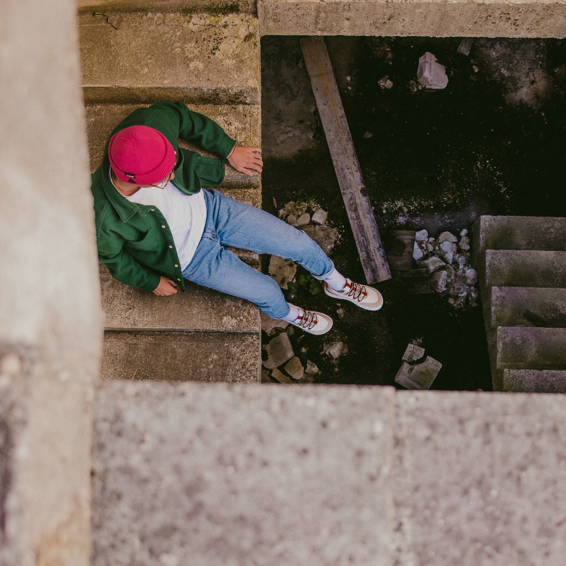 Barebarics - Revive Beige & White - Deportivas barefoot