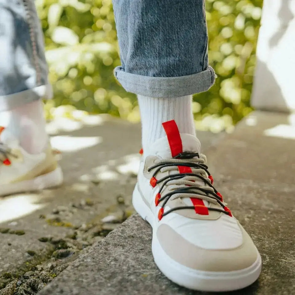 Barebarics - Revive Beige & White - Deportivas barefoot