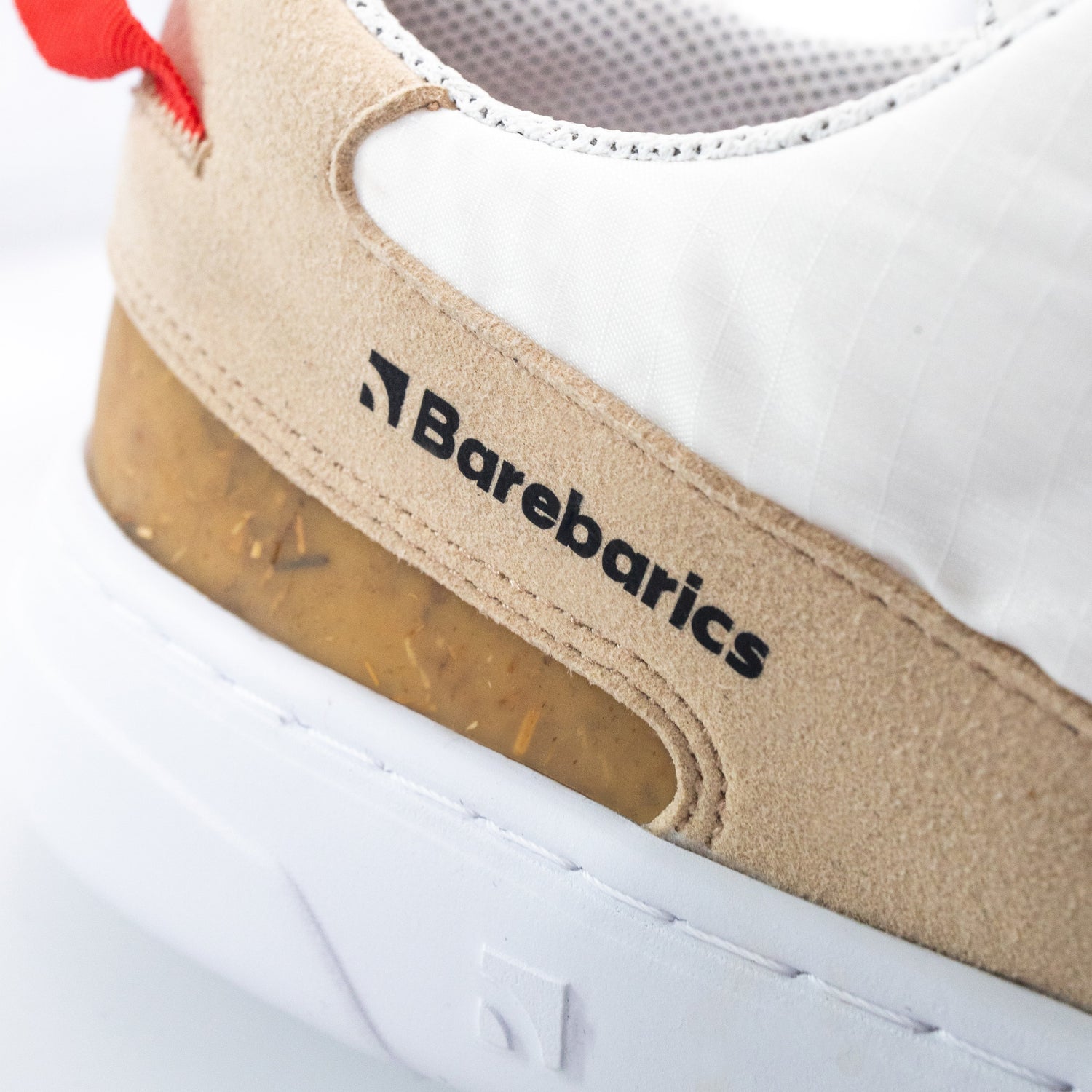 Barefoot Sneakers Barebarics - Revive - Beige & White-Barebarics-Cacles Barefoot