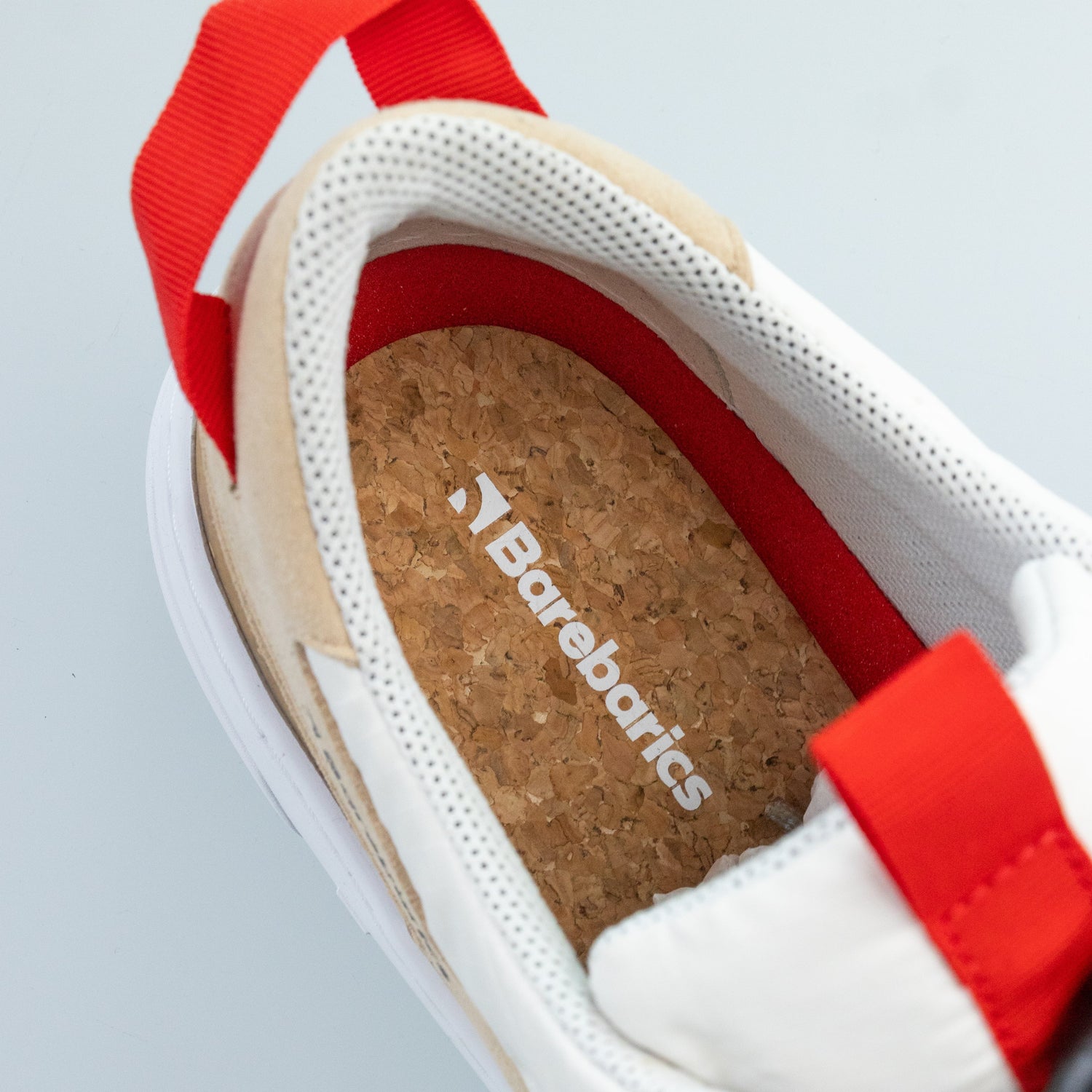 Barefoot Sneakers Barebarics - Revive - Beige & White-Barebarics-Cacles Barefoot