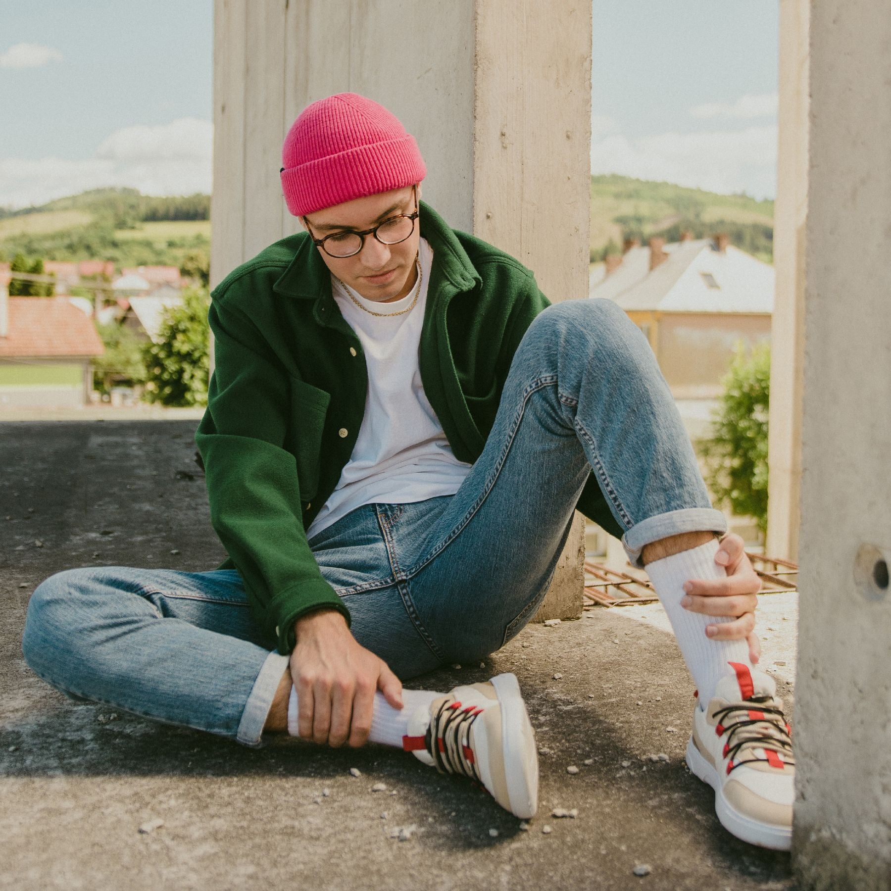 Barebarics - Revive Beige & White - Deportivas barefoot