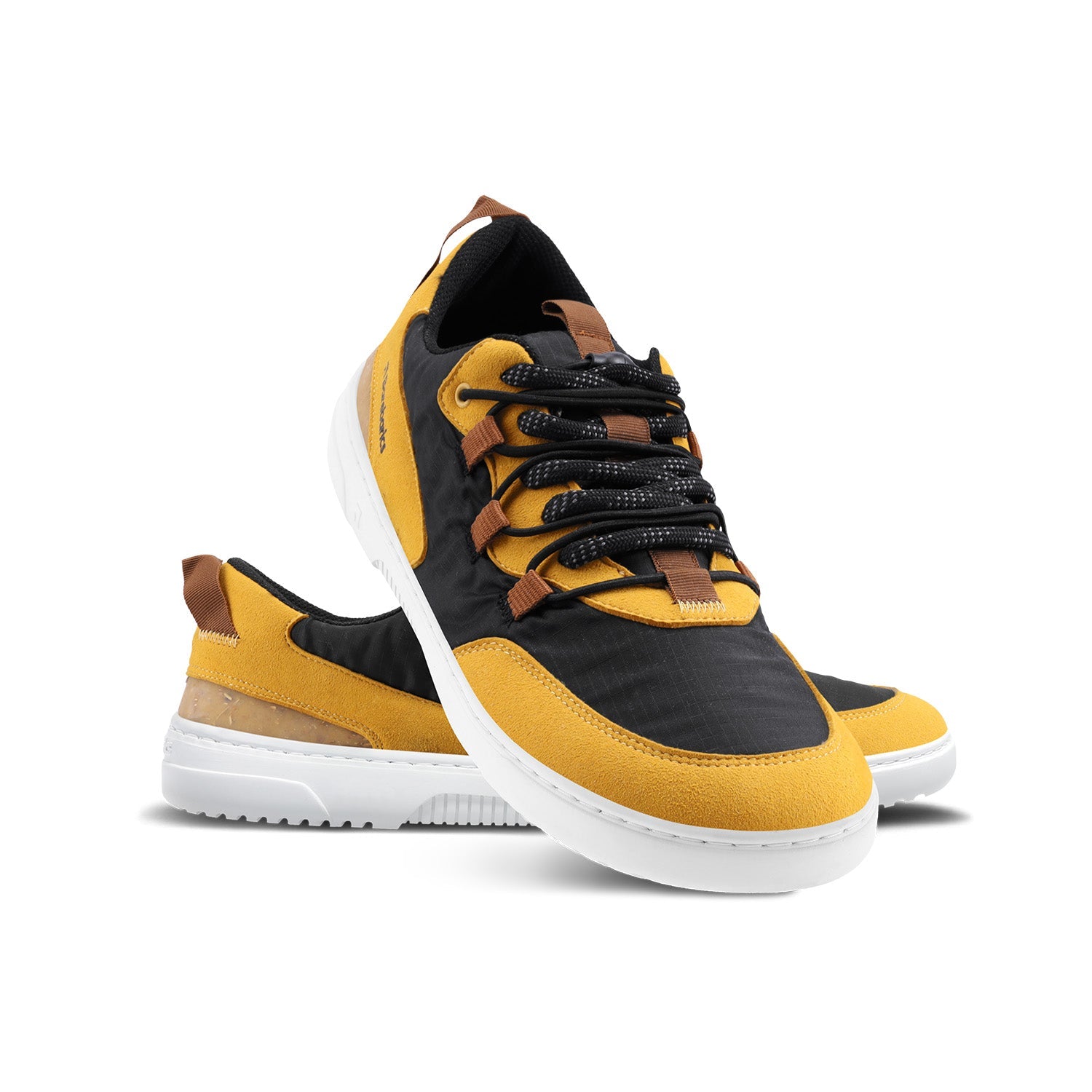 Barebarics - Revive Golden Yellow & Black - Deportivas barefoot-Barebarics-Cacles Barefoot-Tienda de calzado barefoot respetuoso minimalista