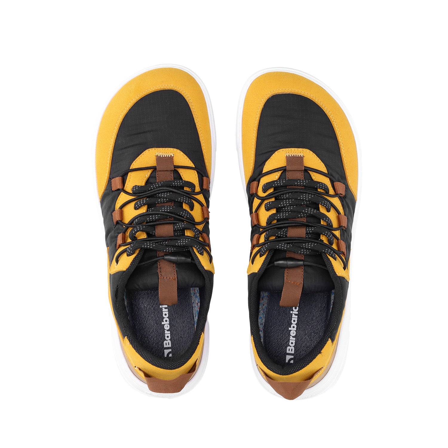 Barebarics - Revive Golden Yellow & Black - Deportivas barefoot-Barebarics-Cacles Barefoot-Tienda de calzado barefoot respetuoso minimalista