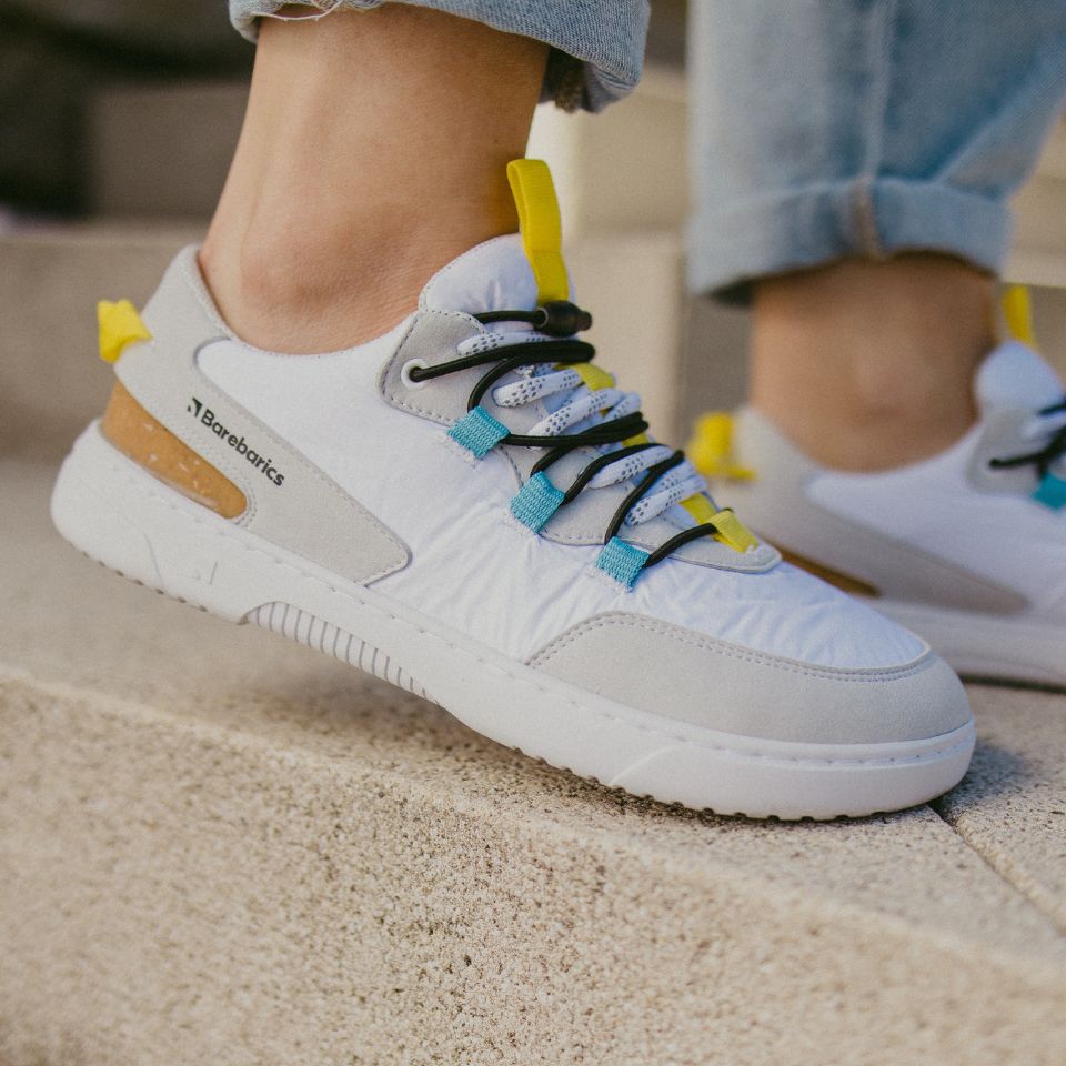 Barefoot Sneakers Barebarics - Revive - White-Barebarics-Cacles Barefoot