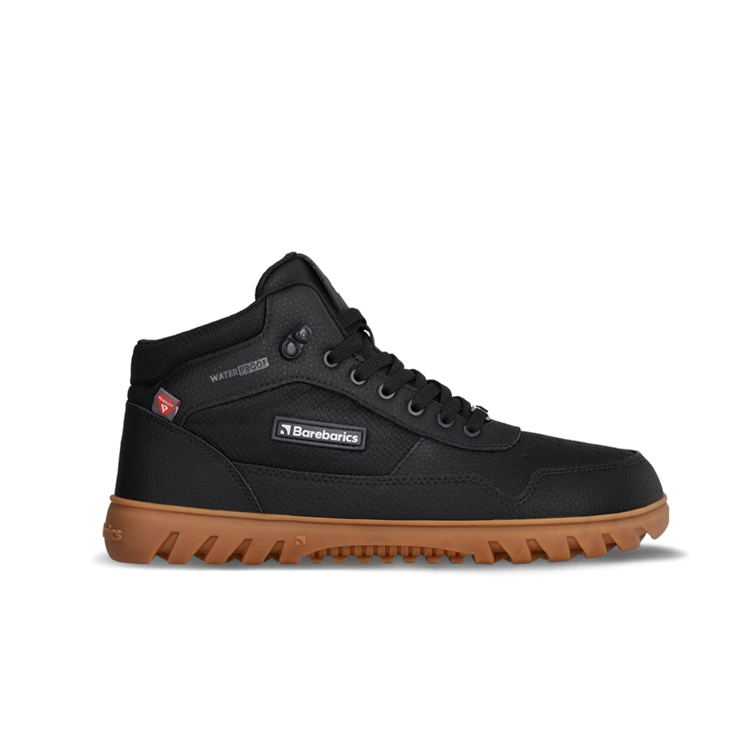 Barebarics - UrbanEdge Black - Botas impermeables barefoot-Barebarics-Cacles Barefoot-Tienda de calzado barefoot respetuoso minimalista