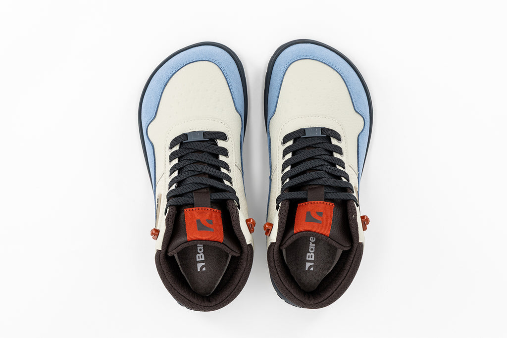 Barebarics - UrbanEdge Light Blue & Sand - Waterproof barefoot boots