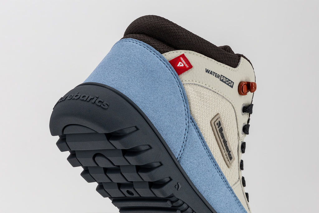 Barebarics - UrbanEdge Light Blue & Sand - Waterproof barefoot boots