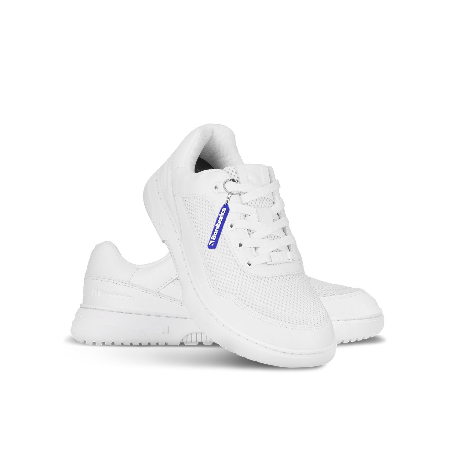 Barebarics - Vaporo All White - Deportivas barefoot-Barebarics-Cacles Barefoot-Tienda de calzado barefoot respetuoso minimalista