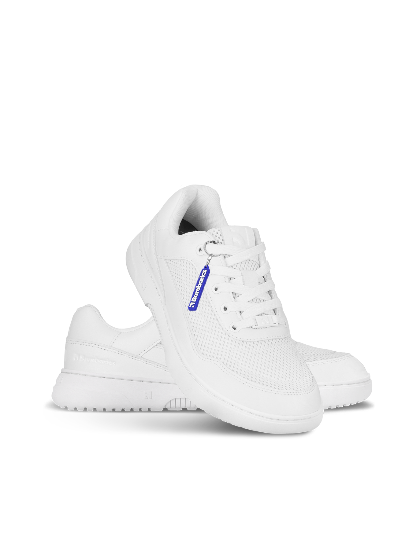 Barebarics - Vaporo All White - Deportivas barefoot-Barebarics-Cacles Barefoot-Tienda de calzado barefoot respetuoso minimalista