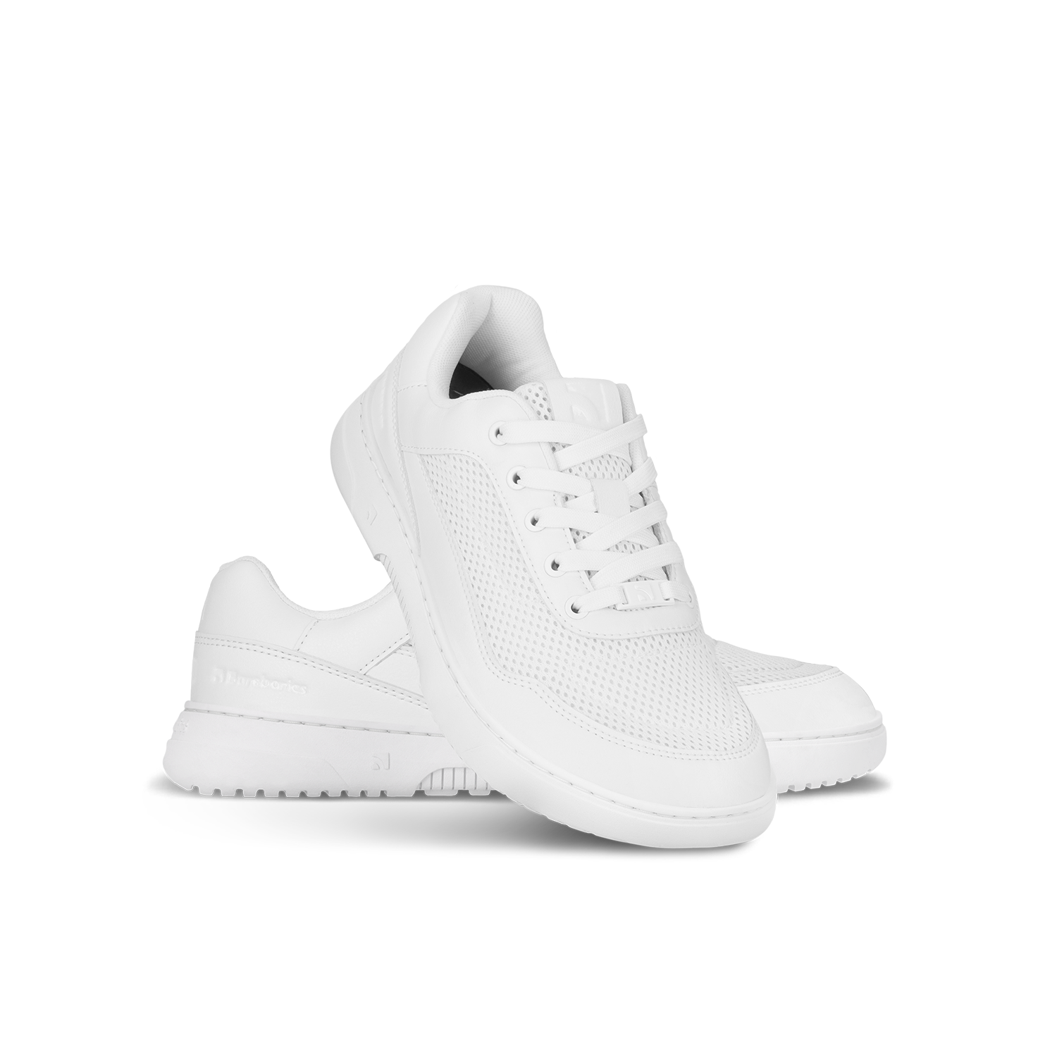 Barebarics - Vaporo All White - Deportivas barefoot-Barebarics-Cacles Barefoot-Tienda de calzado barefoot respetuoso minimalista