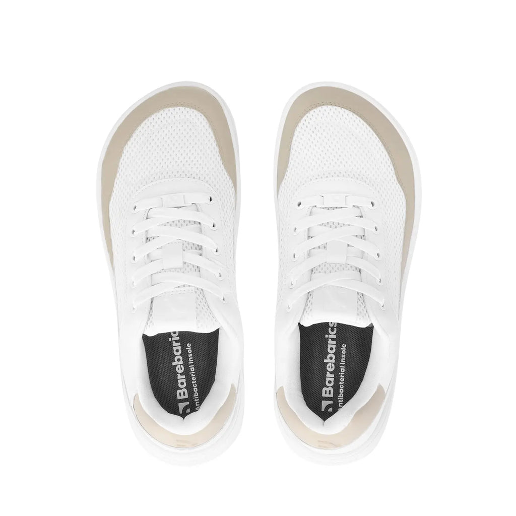 Barebarics - Vaporo White & Beige - Deportivas barefoot