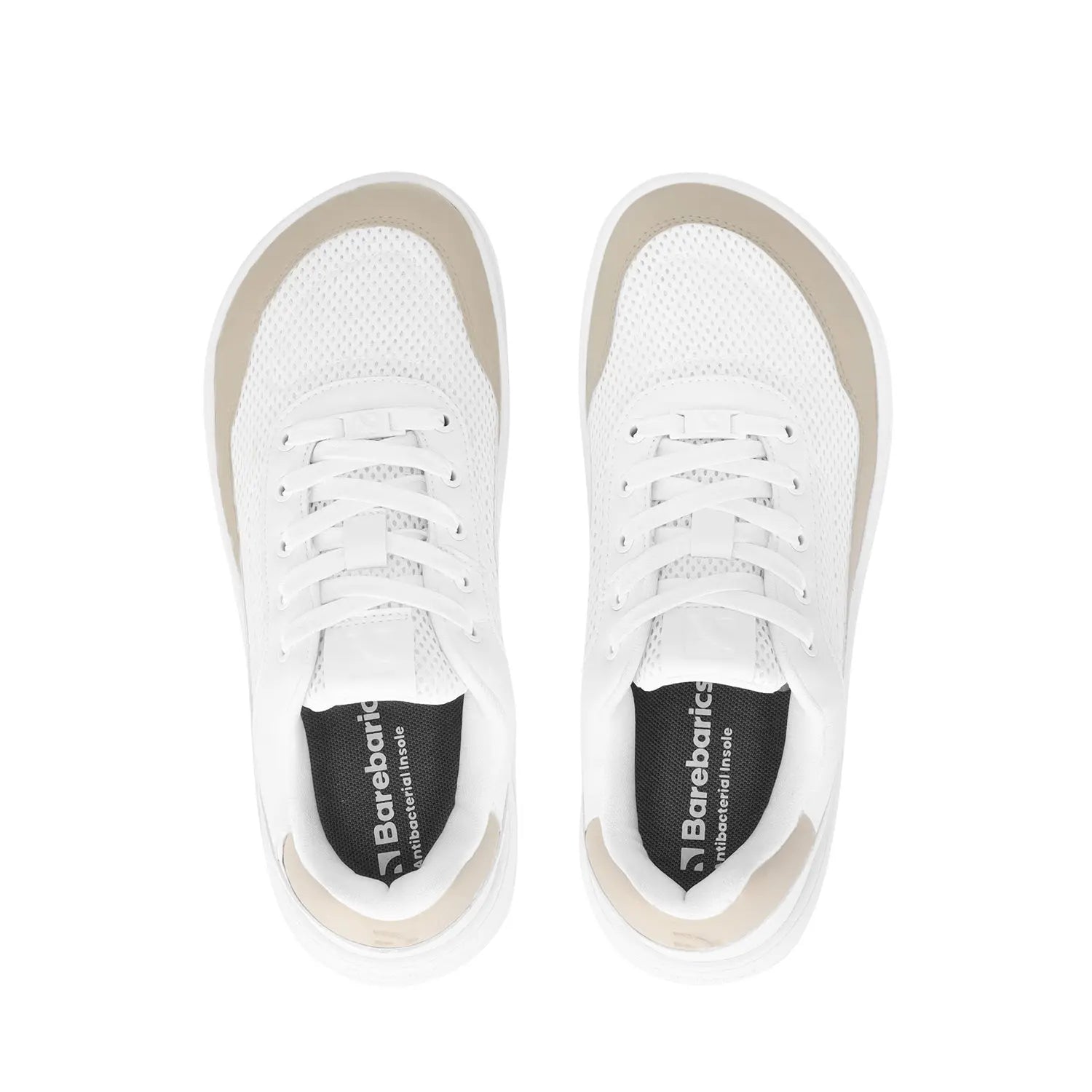 Barebarics - Vaporo White & Beige - Deportivas barefoot