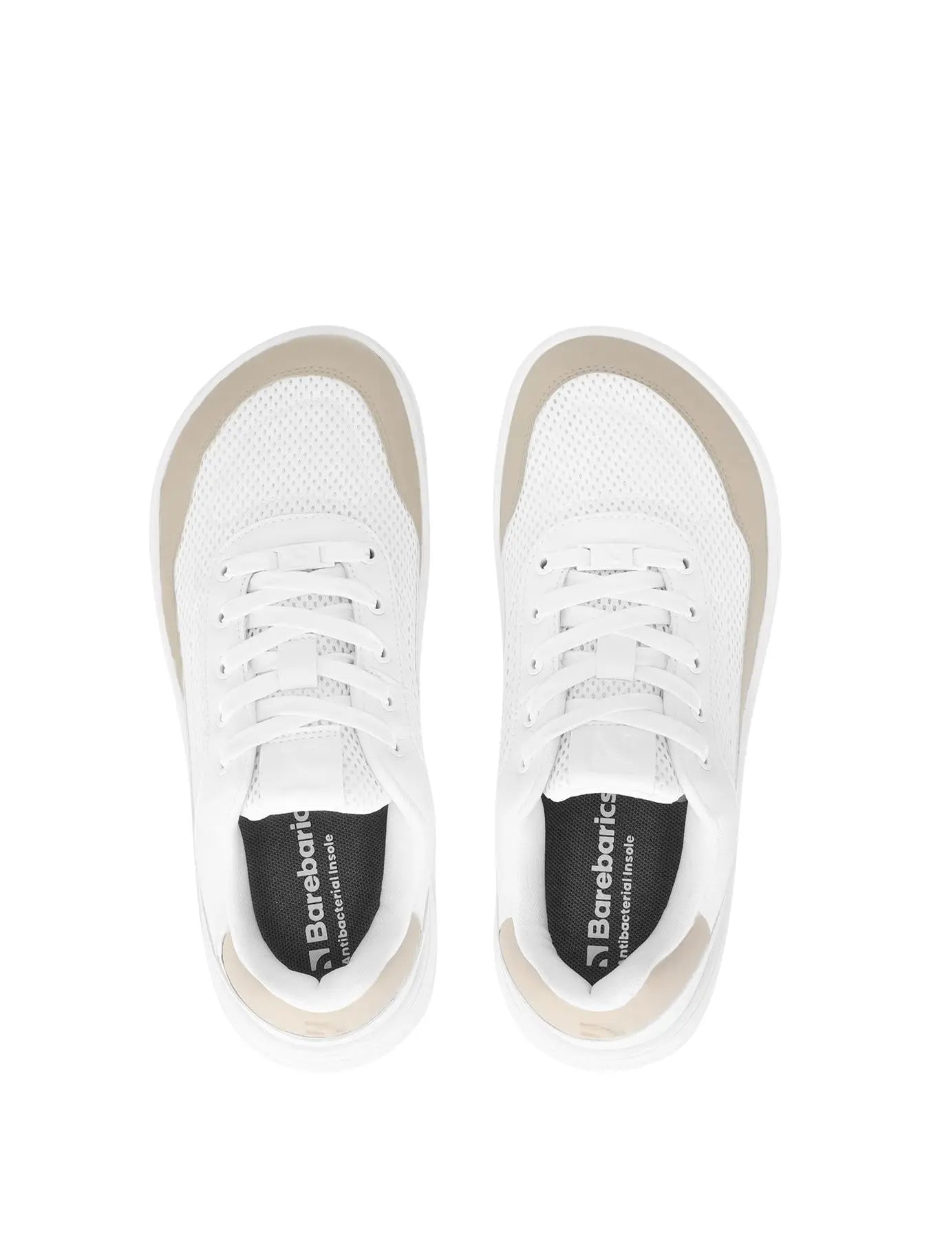 Barebarics - Vaporo White & Beige - Deportivas barefoot