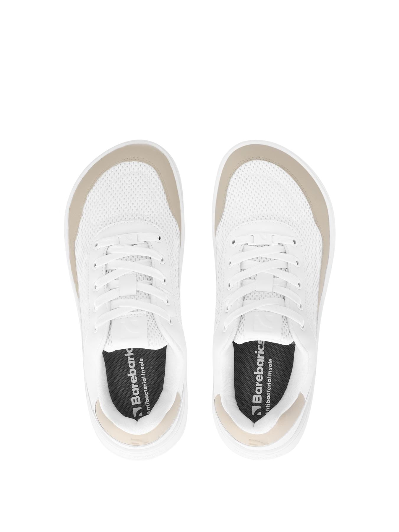 Barebarics - Vaporo White & Beige - Deportivas barefoot
