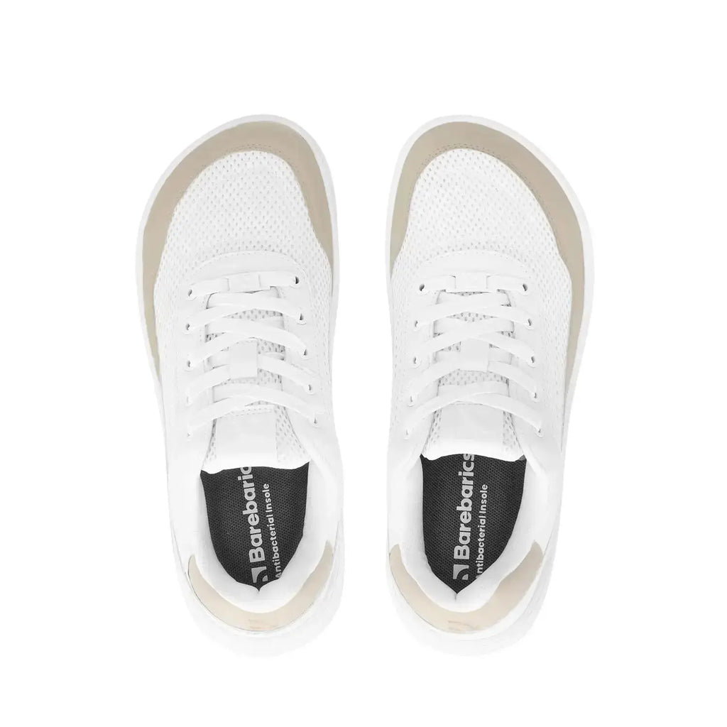 Barebarics - Vaporo Blanc & Beige - Chaussures barefoot