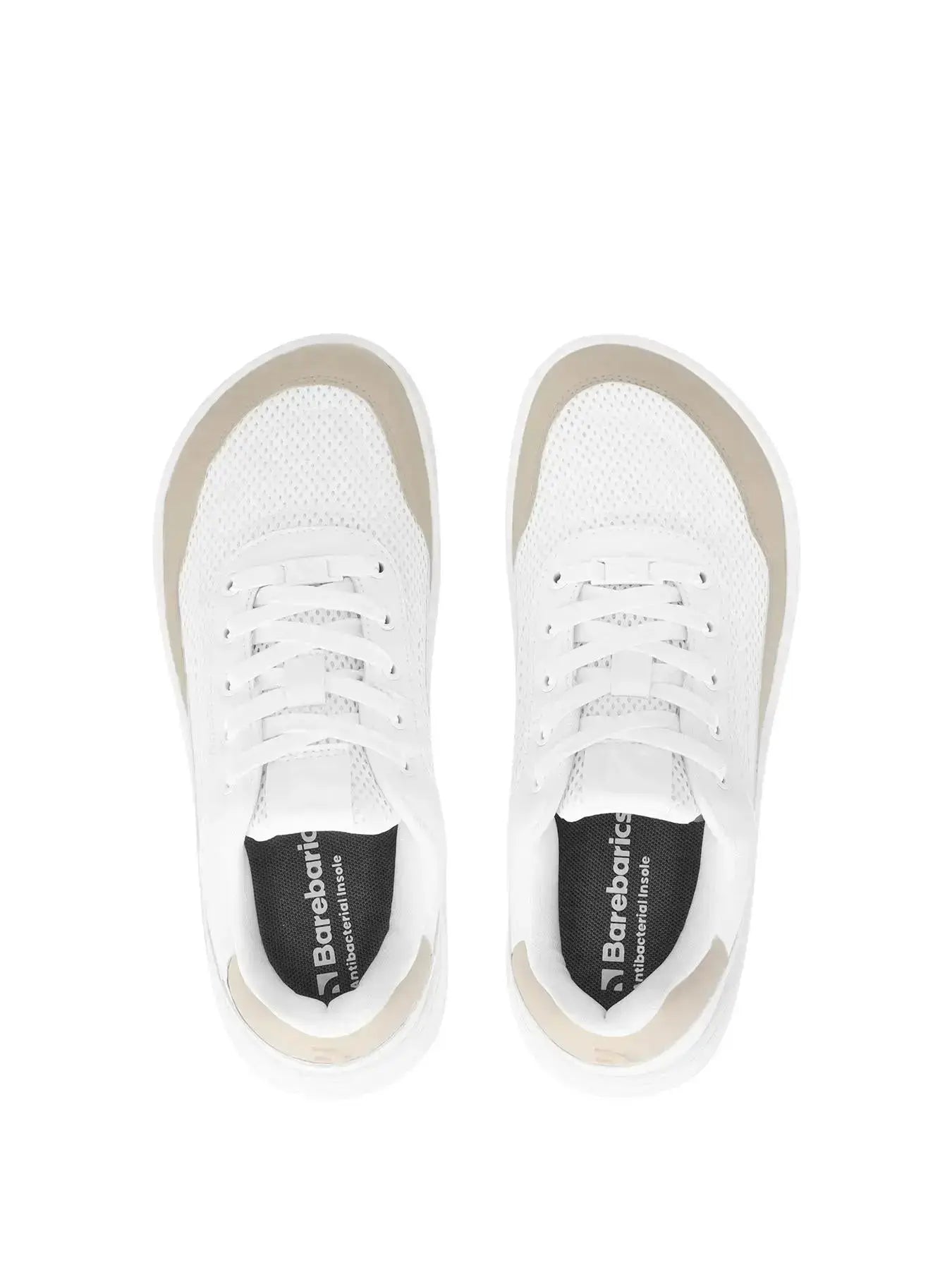 Barebarics - Vaporo Blanc & Beige - Chaussures barefoot
