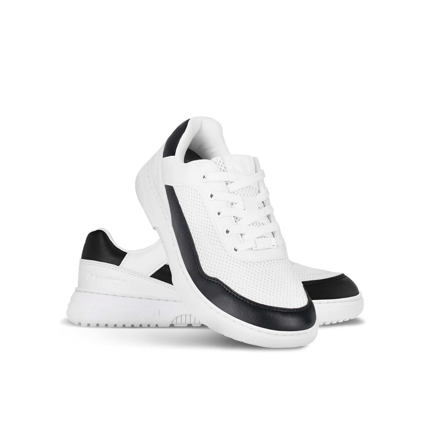 Barebarics - Vaporo White & Black - Deportivas barefoot-Barebarics-Cacles Barefoot-Tienda de calzado barefoot respetuoso minimalista