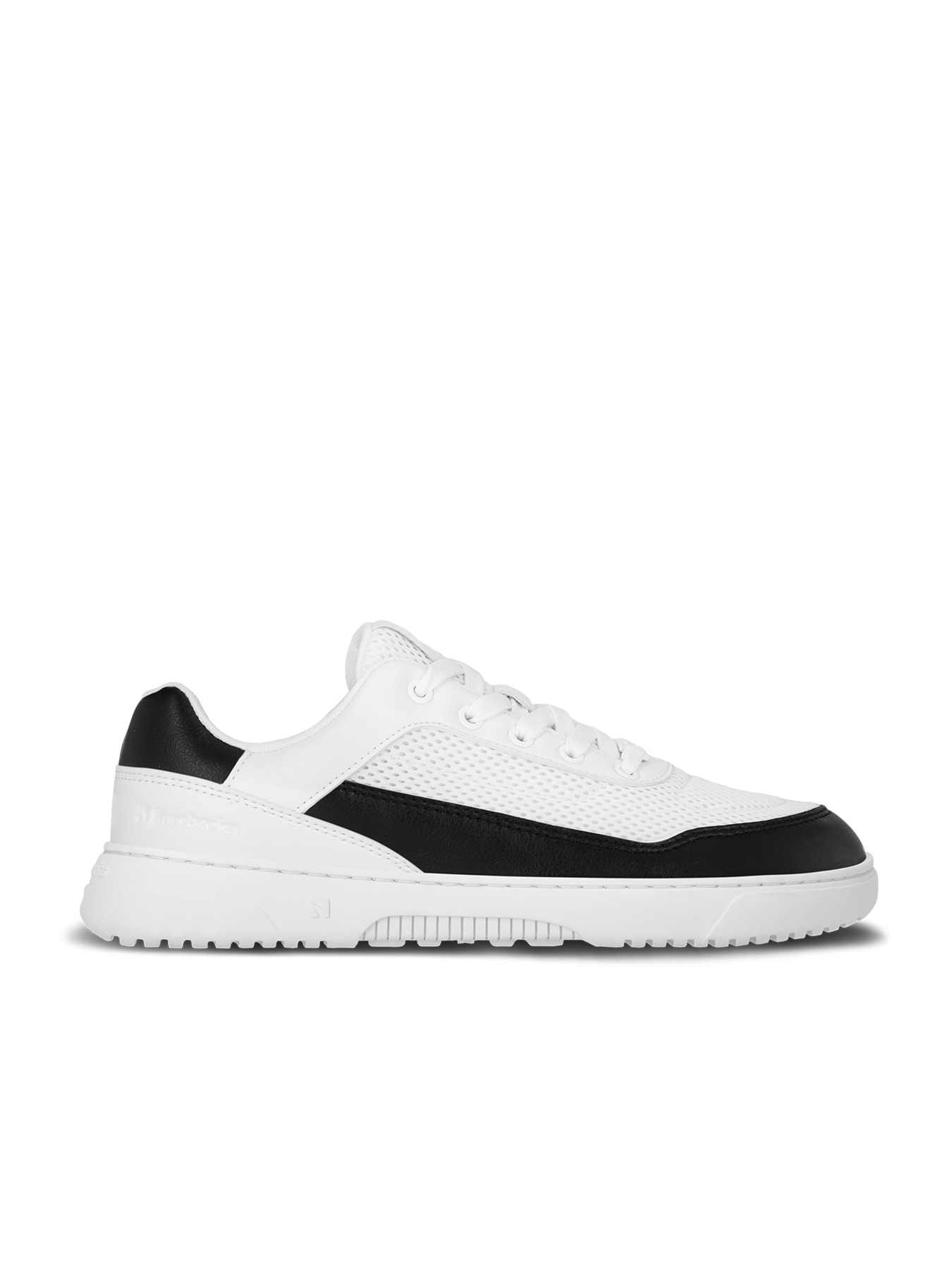 Barebarics - Vaporo White & Black - Deportivas barefoot-Barebarics-Cacles Barefoot-Tienda de calzado barefoot respetuoso minimalista