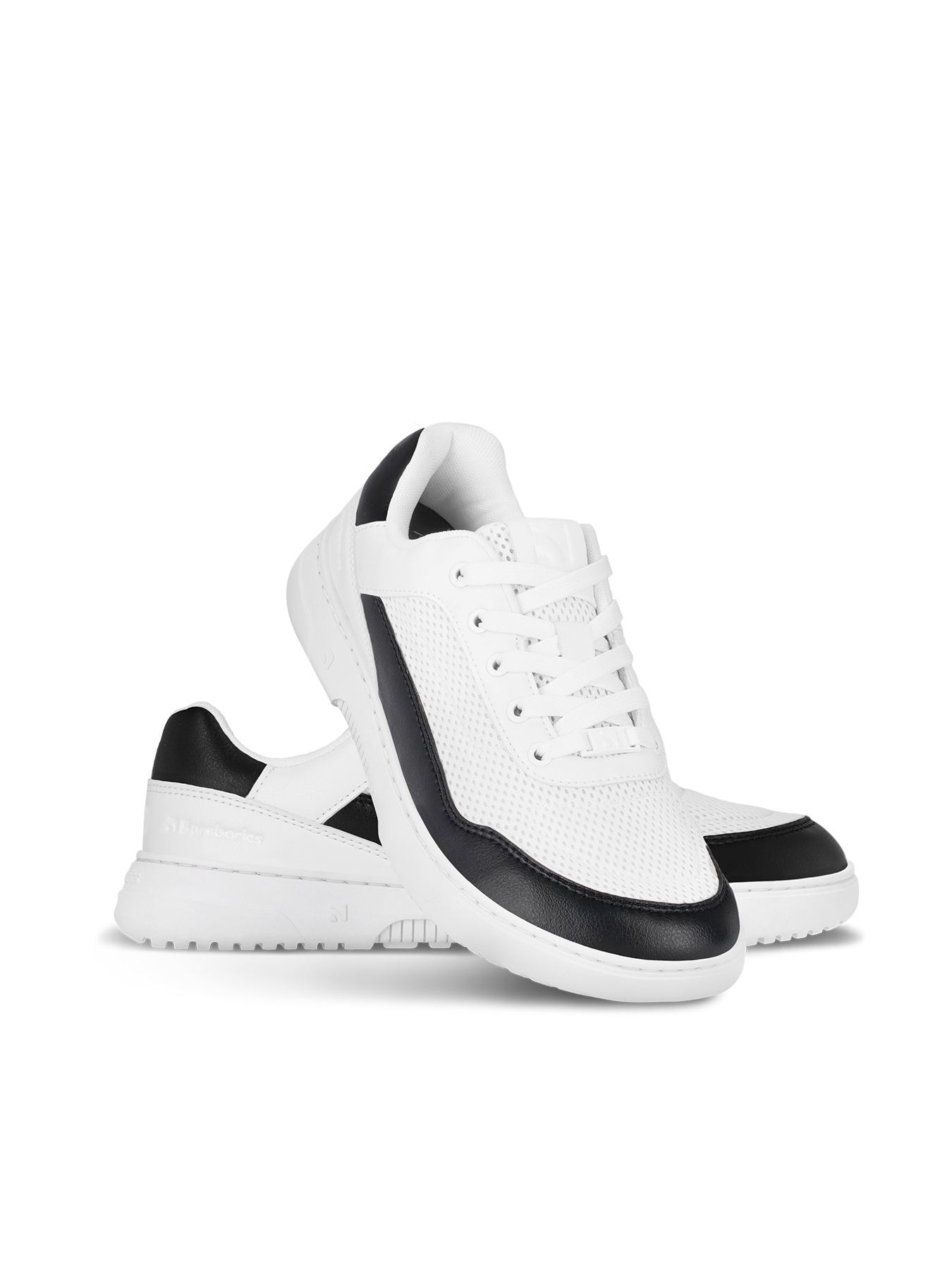 Barebarics - Vaporo White & Black - Deportivas barefoot-Barebarics-Cacles Barefoot-Tienda de calzado barefoot respetuoso minimalista