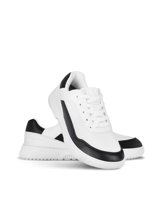 Barebarics - Vaporo White & Black - Deportivas barefoot-Barebarics-Cacles Barefoot-Tienda de calzado barefoot respetuoso minimalista