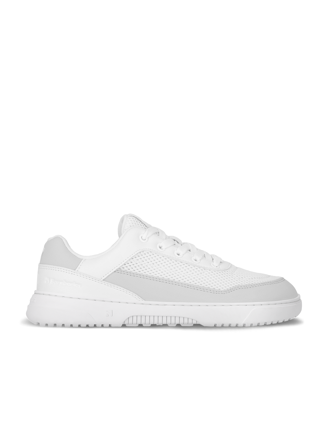Barebarics - Vaporo White & Light Grey - Deportivas barefoot-Barebarics-Cacles Barefoot-Tienda de calzado barefoot respetuoso minimalista