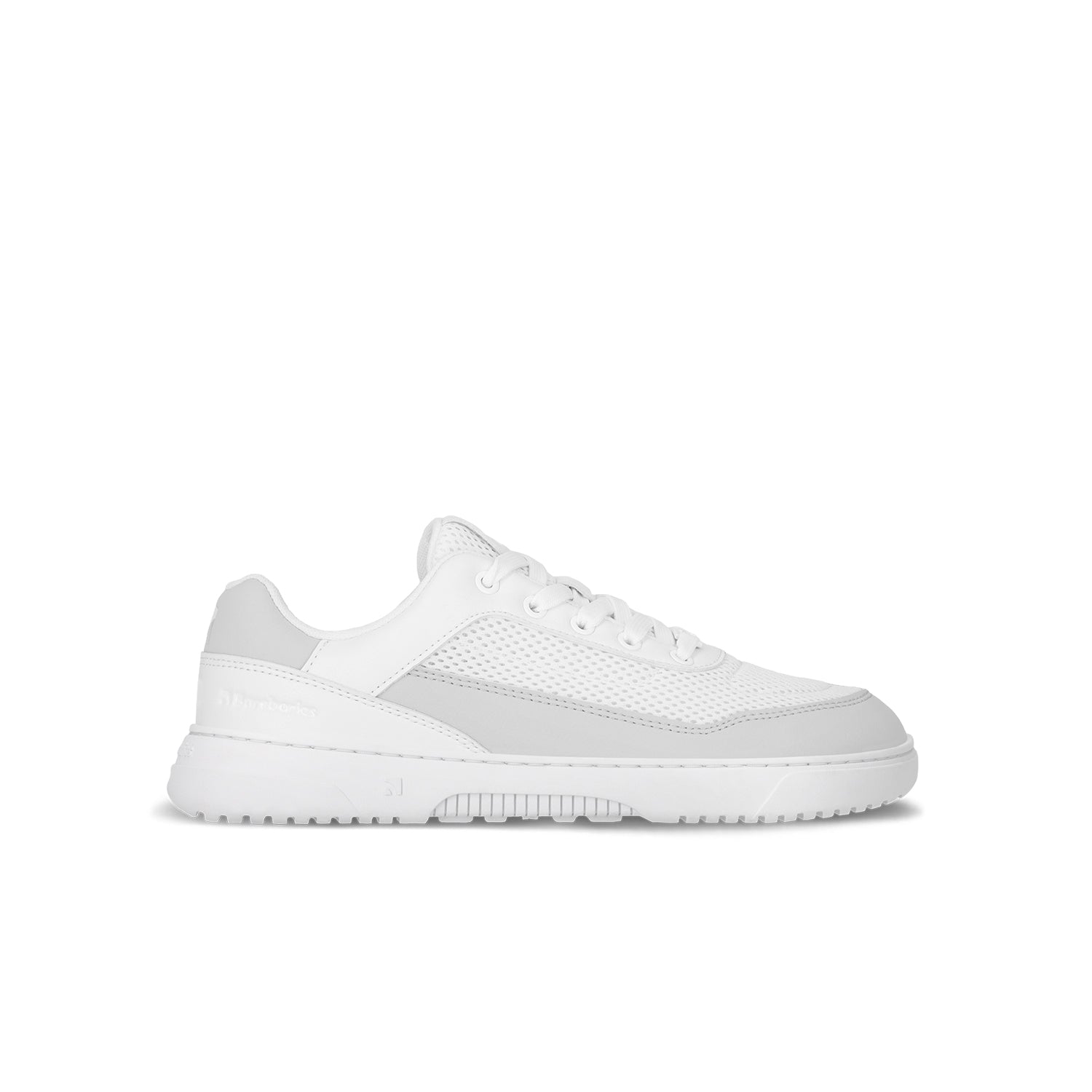 Barebarics - Vaporo White & Light Grey - Deportivas barefoot-Barebarics-Cacles Barefoot-Tienda de calzado barefoot respetuoso minimalista