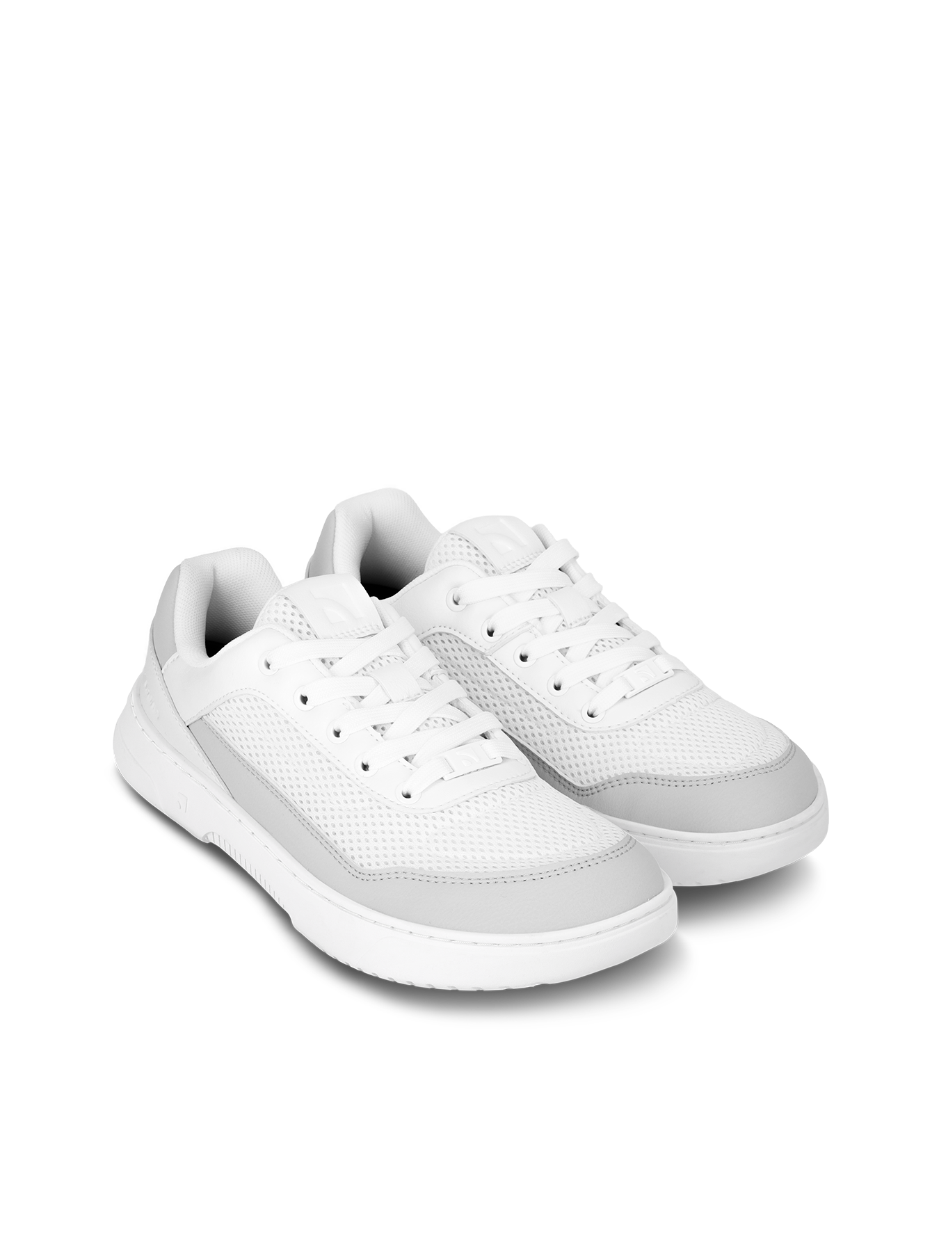 Barebarics - Vaporo White & Light Grey - Deportivas barefoot-Barebarics-Cacles Barefoot-Tienda de calzado barefoot respetuoso minimalista