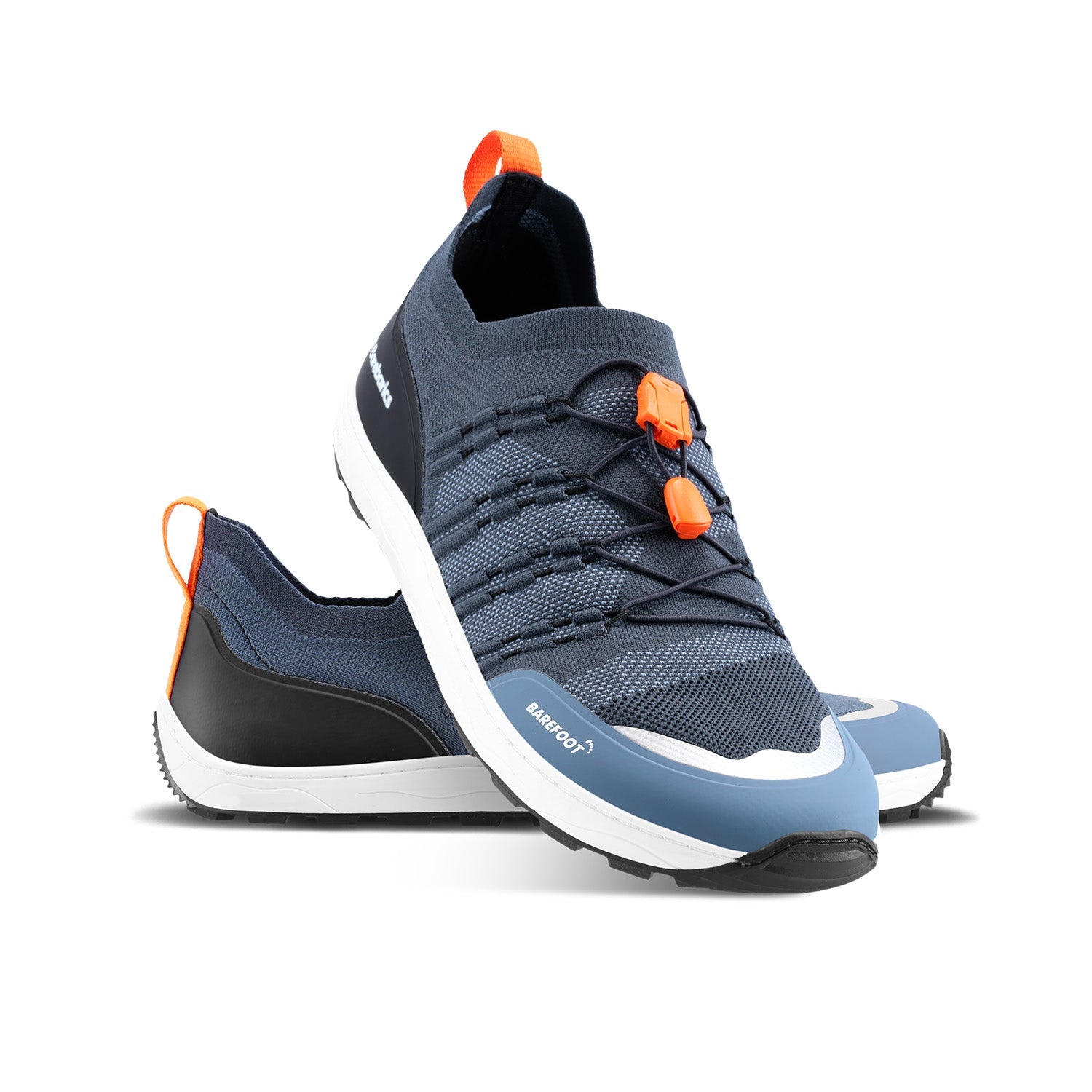 Barebarics - Voyager Dark Blue & White - Deportivas barefoot-Barebarics-Cacles Barefoot-Tienda de calzado barefoot respetuoso minimalista