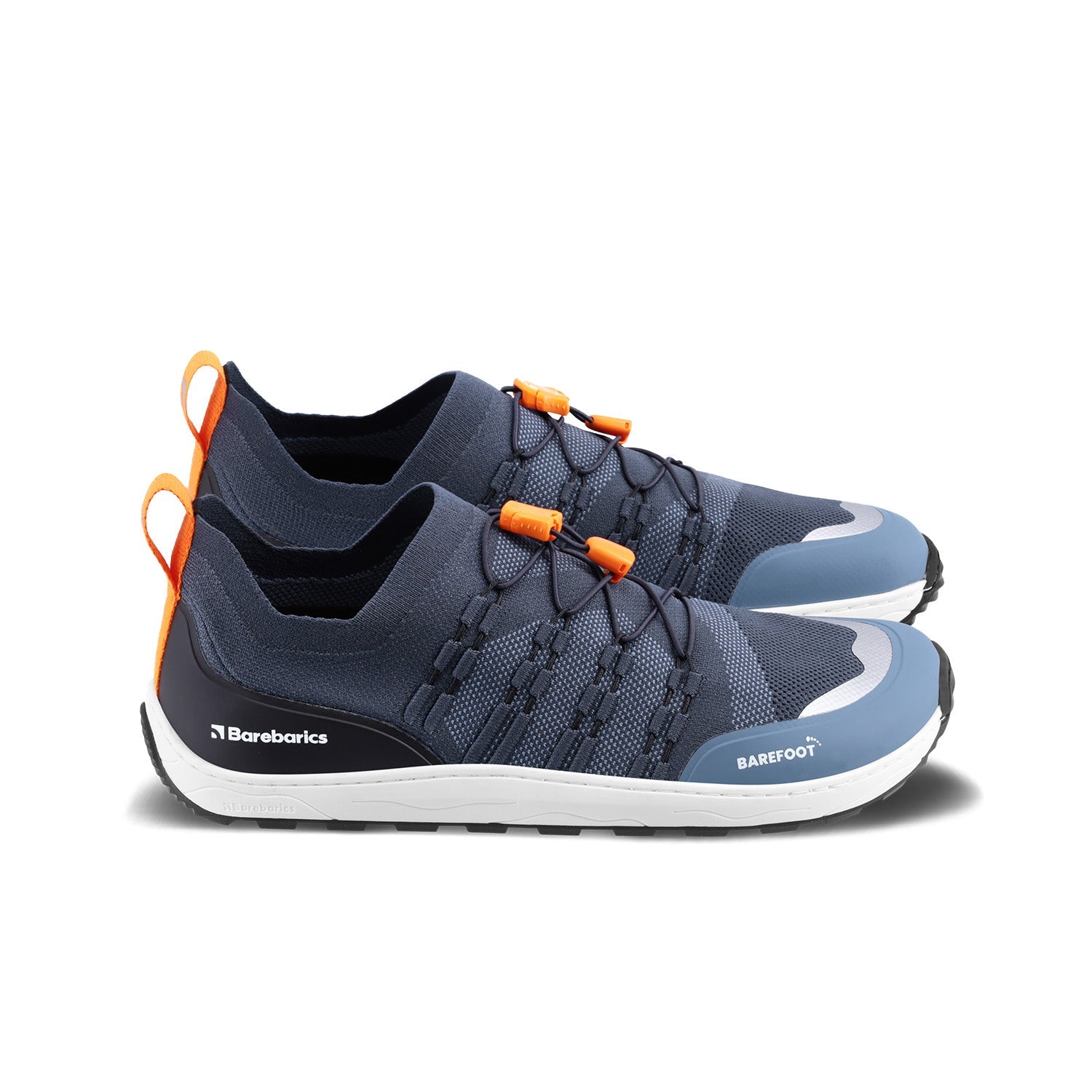Barebarics - Voyager Dark Blue & White - Deportivas barefoot-Barebarics-Cacles Barefoot-Tienda de calzado barefoot respetuoso minimalista