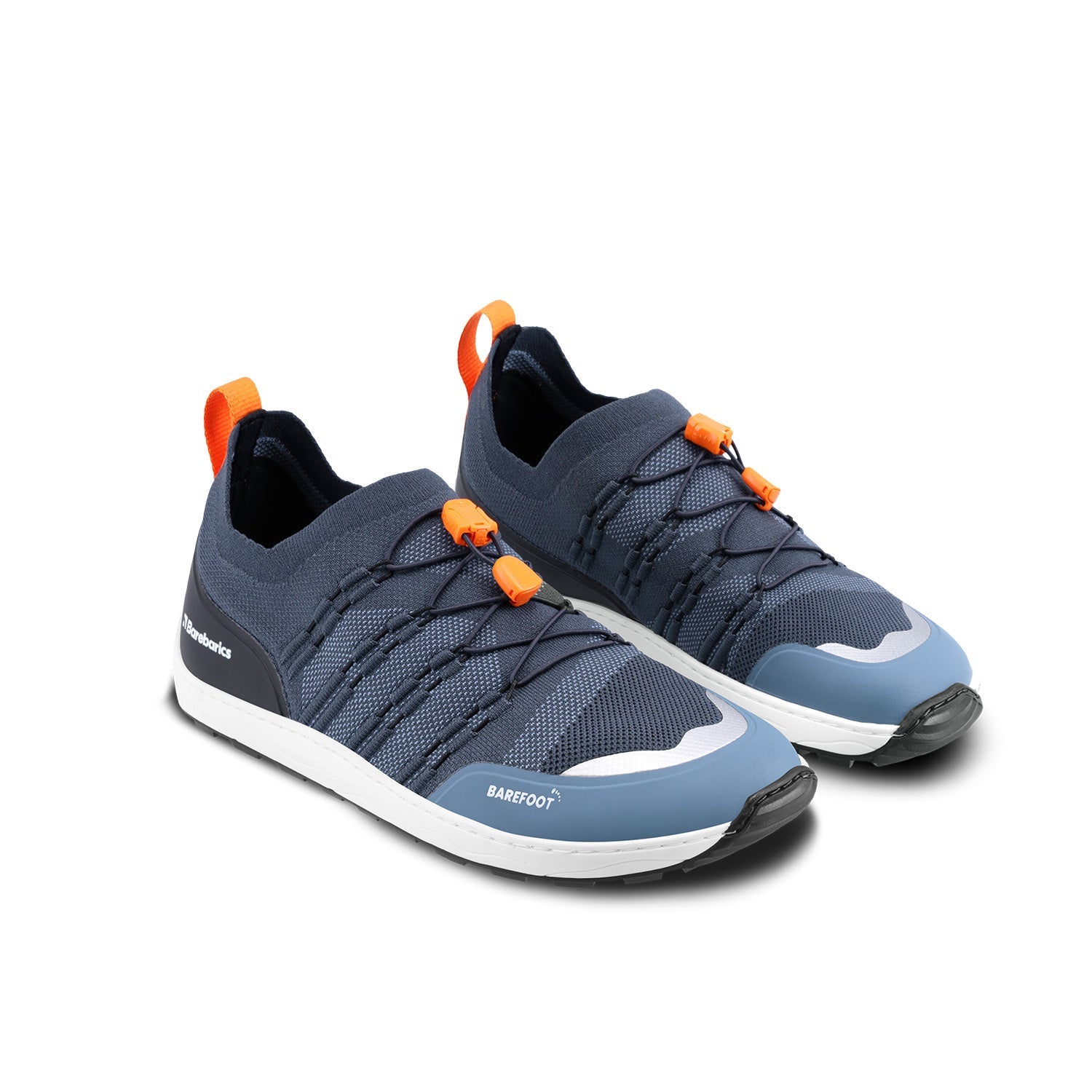 Barebarics - Voyager Dark Blue & White - Deportivas barefoot-Barebarics-Cacles Barefoot-Tienda de calzado barefoot respetuoso minimalista