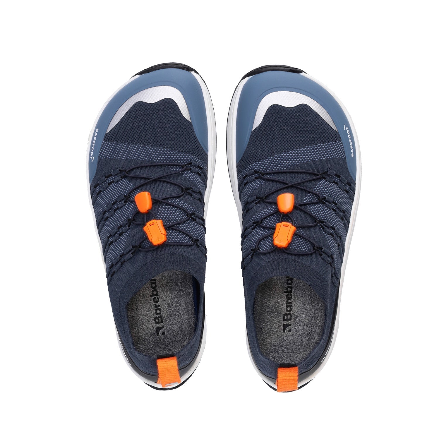 Barebarics - Voyager Dark Blue & White - Deportivas barefoot-Barebarics-Cacles Barefoot-Tienda de calzado barefoot respetuoso minimalista