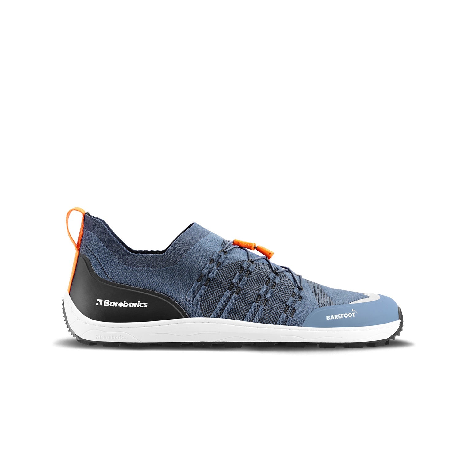 Barebarics - Voyager Dark Blue & White - Deportivas barefoot-Barebarics-Cacles Barefoot-Tienda de calzado barefoot respetuoso minimalista