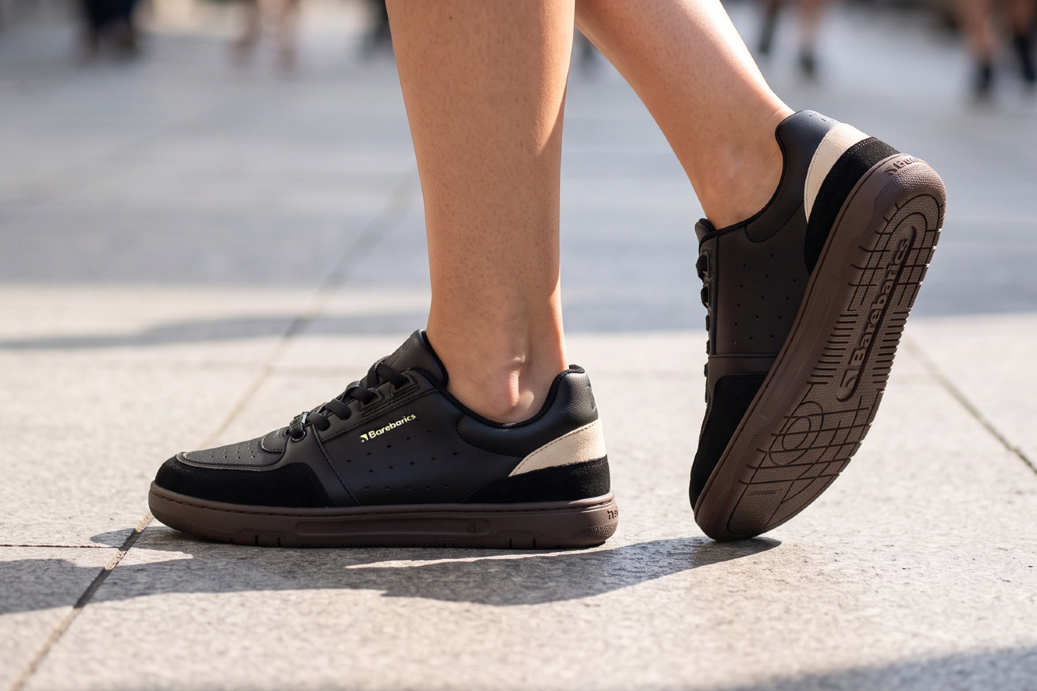 Barebarics - Wave 2.0 Black & Dark Brown - Zapatillas barefoot unisex