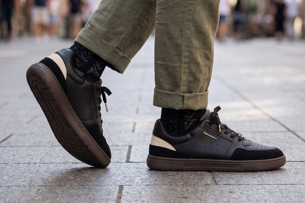 Barebarics - Wave 2.0 Black & Dark Brown - Zapatillas barefoot unisex
