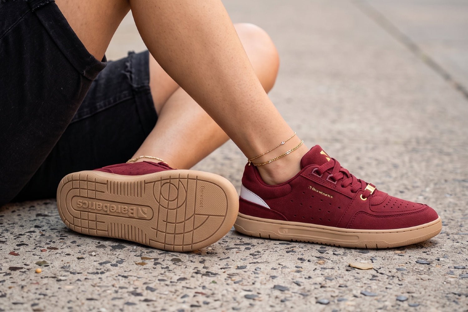 Barebarics - Wave 2.0 Burgundy - Zapatillas barefoot unisex