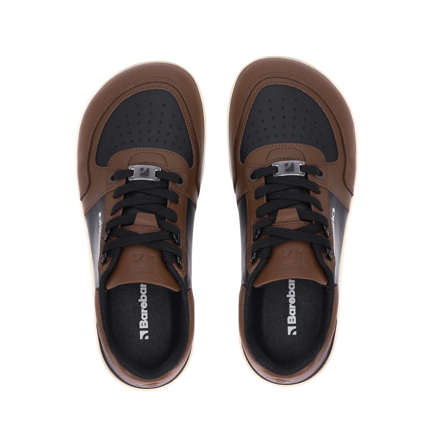 Barebarics - Wave Black & Dark Brown - Deportivas barefoot-Barebarics-Cacles Barefoot-Tienda de calzado barefoot respetuoso minimalista